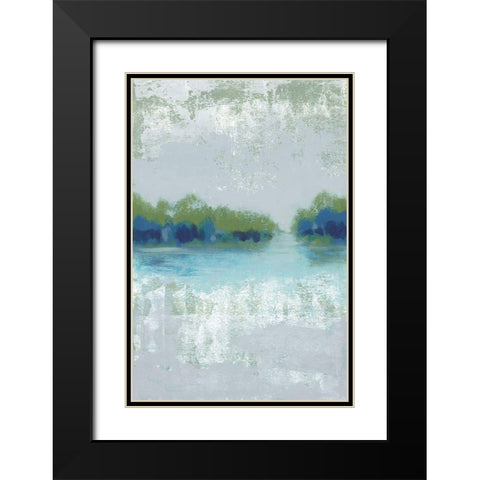 Misty View I Black Modern Wood Framed Art Print with Double Matting by Vindedzis, Rita