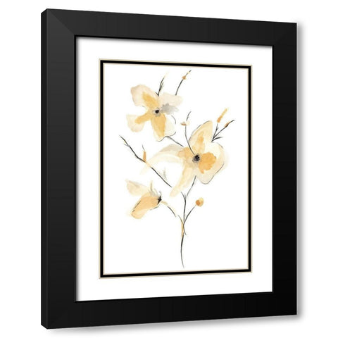 Morning Glory I Black Modern Wood Framed Art Print with Double Matting by Golden, Corrie