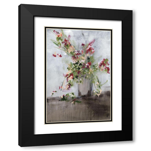 Fade Into Me Black Modern Wood Framed Art Print with Double Matting by Cole, Macy