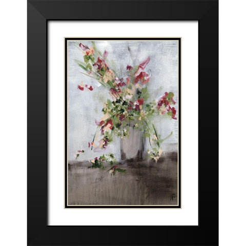 Fade Into Me Black Modern Wood Framed Art Print with Double Matting by Cole, Macy