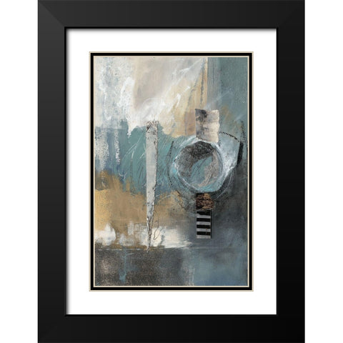 Protected I Black Modern Wood Framed Art Print with Double Matting by Fields, Laurie