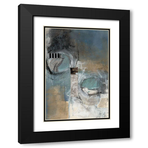 Protected II Black Modern Wood Framed Art Print with Double Matting by Fields, Laurie