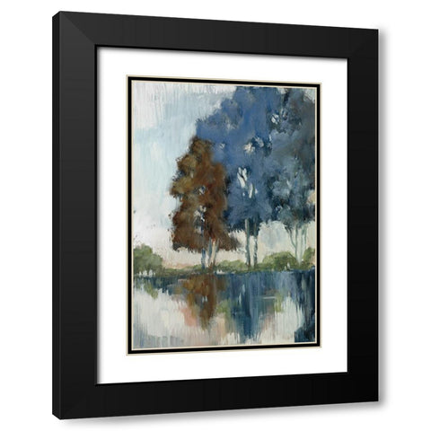 Highland View Black Modern Wood Framed Art Print with Double Matting by Buckley, Mary