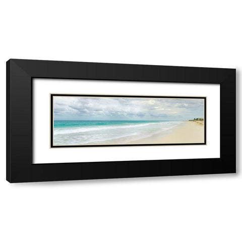 Vacation Time Black Modern Wood Framed Art Print with Double Matting by Frank, Assaf