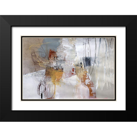 Misunderstood Black Modern Wood Framed Art Print with Double Matting by Barnes, Natasha