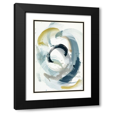 Centered On You I Black Modern Wood Framed Art Print with Double Matting by Ellens, Jacqueline