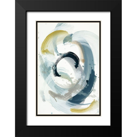 Centered On You I Black Modern Wood Framed Art Print with Double Matting by Ellens, Jacqueline