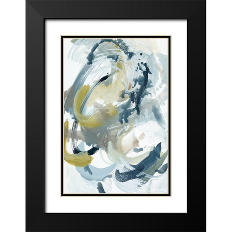 Centered On You II Black Modern Wood Framed Art Print with Double Matting by Ellens, Jacqueline
