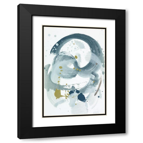 Centered On You IV Black Modern Wood Framed Art Print with Double Matting by Ellens, Jacqueline