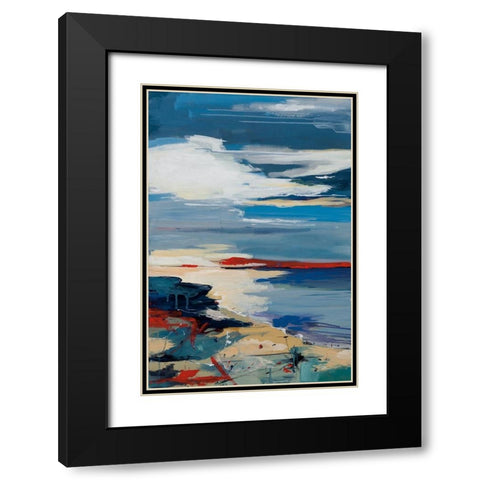 Wilderness Black Modern Wood Framed Art Print with Double Matting by Fitzsimmons, A.