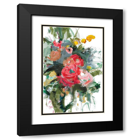 Cotton Candy Black Modern Wood Framed Art Print with Double Matting by Harwood, Jennifer