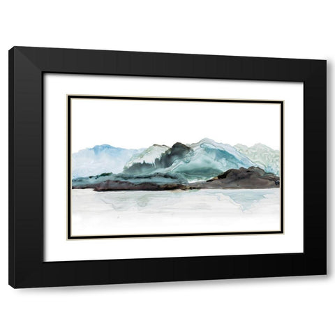 Island Dream Black Modern Wood Framed Art Print with Double Matting by Meyers, Rebecca