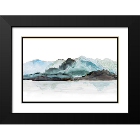 Island Dream Black Modern Wood Framed Art Print with Double Matting by Meyers, Rebecca