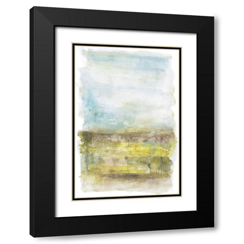 Into the Wide Blue Black Modern Wood Framed Art Print with Double Matting by Pasion, Wani
