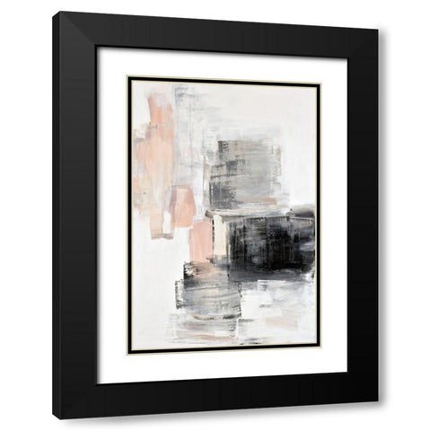 Peaches I Black Modern Wood Framed Art Print with Double Matting by Snow , Aerial