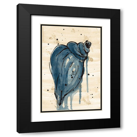 Deep Sea Treasure IV Black Modern Wood Framed Art Print with Double Matting by St.Amant, Yvette