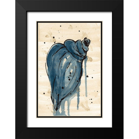 Deep Sea Treasure IV Black Modern Wood Framed Art Print with Double Matting by St.Amant, Yvette