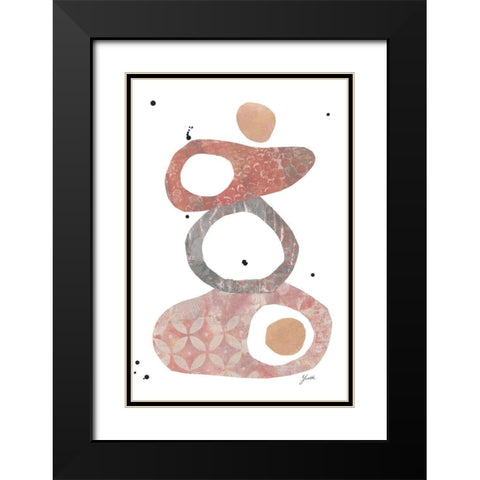 Buddha Beach I Black Modern Wood Framed Art Print with Double Matting by St.Amant, Yvette