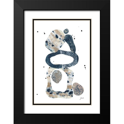 Balancing Act I Black Modern Wood Framed Art Print with Double Matting by St.Amant, Yvette