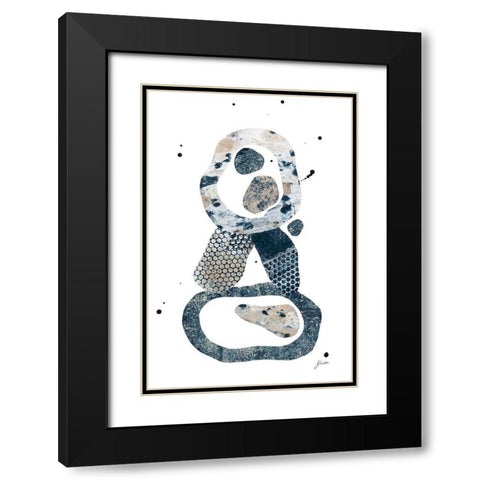 Balancing Act II Black Modern Wood Framed Art Print with Double Matting by St.Amant, Yvette
