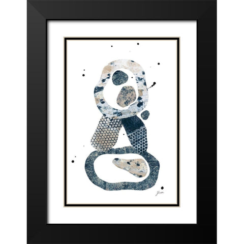 Balancing Act II Black Modern Wood Framed Art Print with Double Matting by St.Amant, Yvette