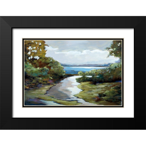 Evenings Promise Black Modern Wood Framed Art Print with Double Matting by Buckley, Mary Parker
