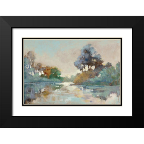 Constance Black Modern Wood Framed Art Print with Double Matting by Buckley, Mary Parker