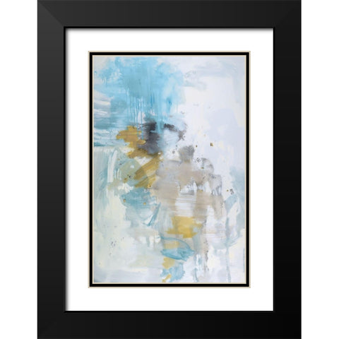 Afloat Black Modern Wood Framed Art Print with Double Matting by Ellens, Jacqueline