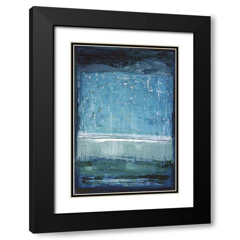 Elemental Black Modern Wood Framed Art Print with Double Matting by Gold, Caroline