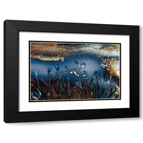 Lentic Dream I Black Modern Wood Framed Art Print with Double Matting by Hoh, Roy