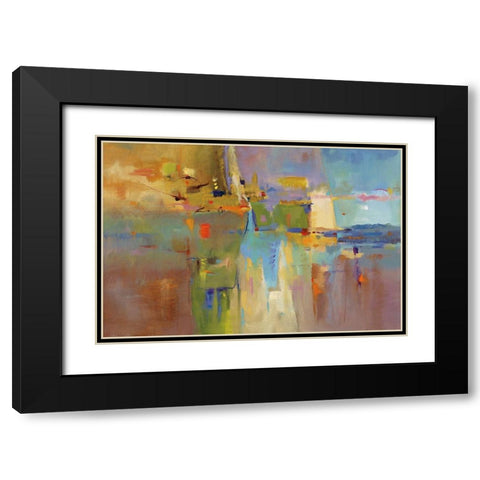 Atypical Reflections Black Modern Wood Framed Art Print with Double Matting by Jackson, Victoria