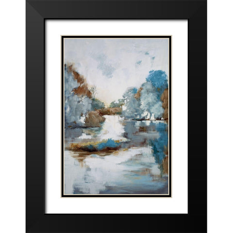 Finding Center Black Modern Wood Framed Art Print with Double Matting by Buckley, Mary Parker