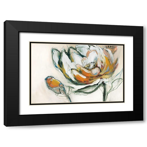 Bloomed IV Black Modern Wood Framed Art Print with Double Matting by Fitzsimmons, A.