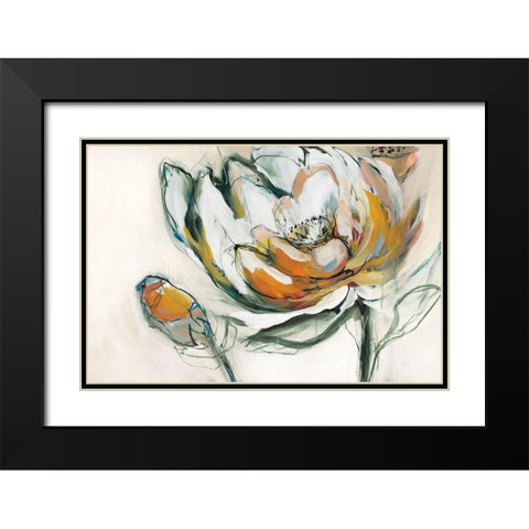 Bloomed IV Black Modern Wood Framed Art Print with Double Matting by Fitzsimmons, A.