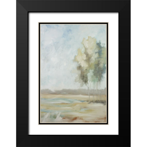Solo Journey Black Modern Wood Framed Art Print with Double Matting by Ellens, Jacqueline