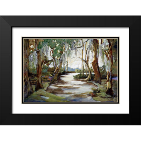 Sanctuary Black Modern Wood Framed Art Print with Double Matting by Buckley, Mary Parker