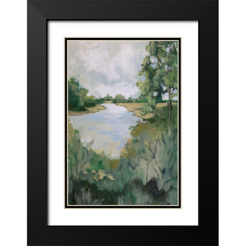 Earth and Sky VII Black Modern Wood Framed Art Print with Double Matting by Buckley, Mary Parker