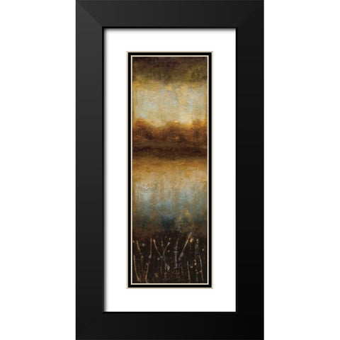 Crystal Lake I Black Modern Wood Framed Art Print with Double Matting by Pasion, Wani