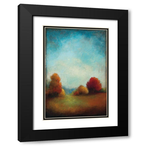 Through the Center Black Modern Wood Framed Art Print with Double Matting by Pasion, Wani