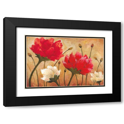 Dance Black Modern Wood Framed Art Print with Double Matting by Pasion, Wani
