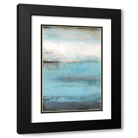 Beyond The Sea Black Modern Wood Framed Art Print with Double Matting by Pasion, Wani