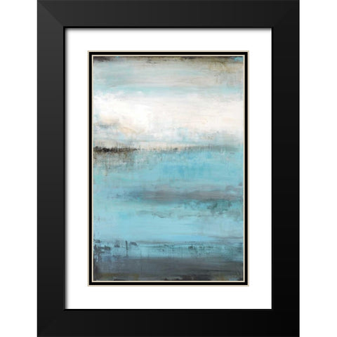 Beyond The Sea Black Modern Wood Framed Art Print with Double Matting by Pasion, Wani