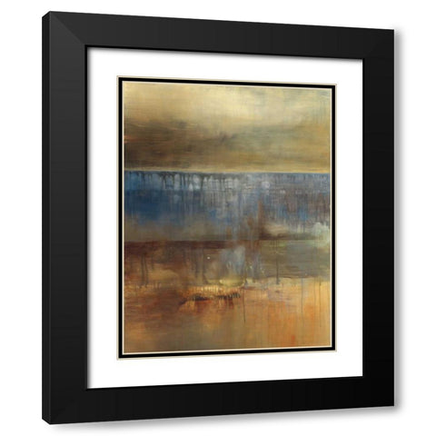 Ambergris Black Modern Wood Framed Art Print with Double Matting by Ross, Heather