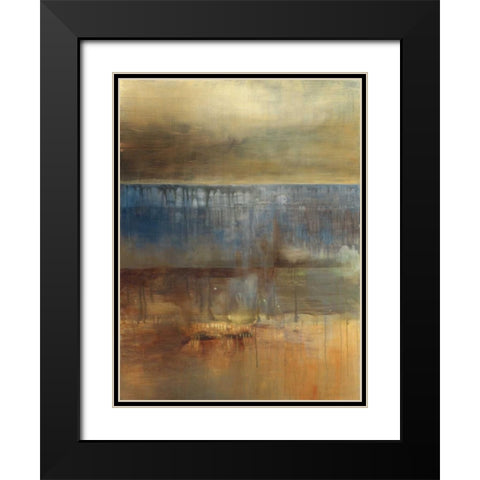 Ambergris Black Modern Wood Framed Art Print with Double Matting by Ross, Heather