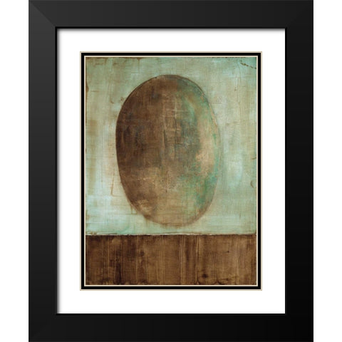 Earthly Beginnings Black Modern Wood Framed Art Print with Double Matting by Ross, Heather