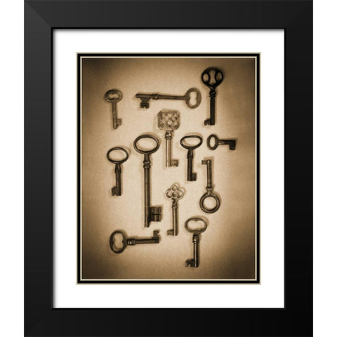 Key Elements I Black Modern Wood Framed Art Print with Double Matting by Ross, Heather