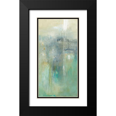 Sparks of Sea and Sunshine Black Modern Wood Framed Art Print with Double Matting by Ross, Heather