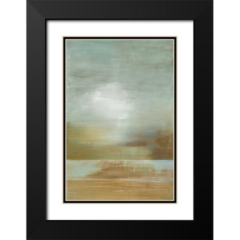 Nephrite Jade Black Modern Wood Framed Art Print with Double Matting by Ross, Heather