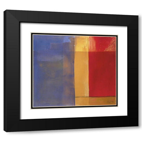 Water Reflections Black Modern Wood Framed Art Print with Double Matting by Ribas, Jaume