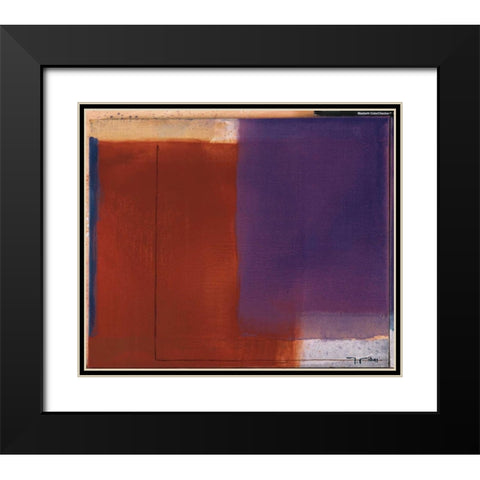 Hours of the Day I Black Modern Wood Framed Art Print with Double Matting by Ribas, Jaume